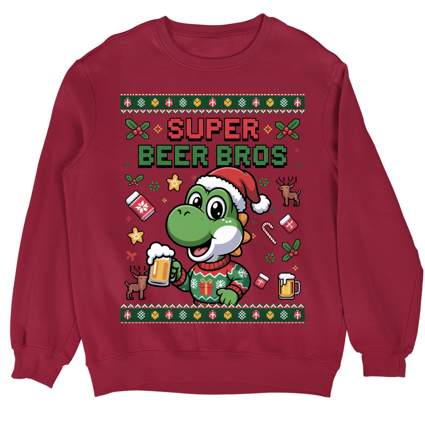 Super Beer Bros V3 Christmas Sweater
