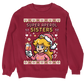 Pull de Noël moche Super Aperol Sisters V5