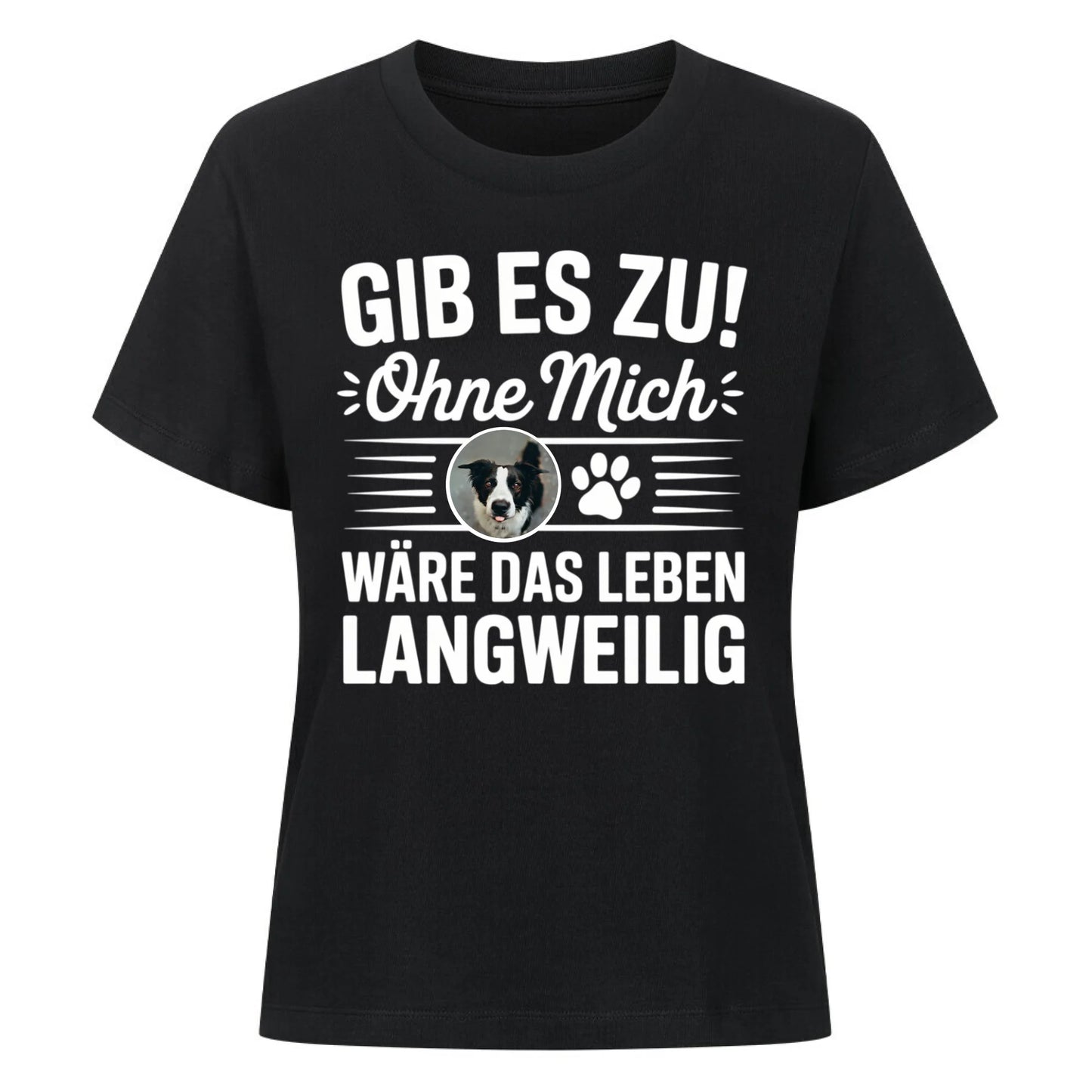 Damen Mockup Schwarz
