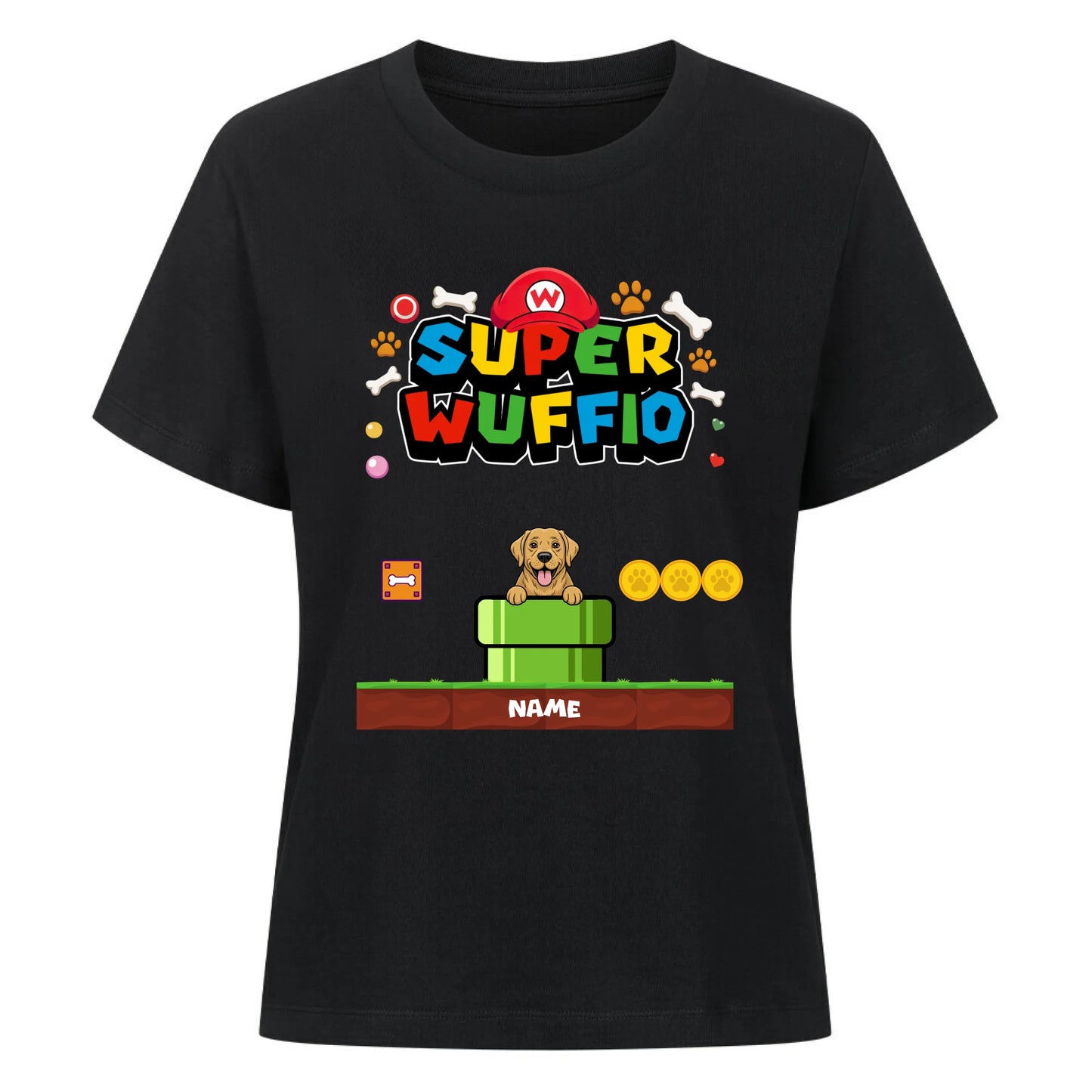 Damen Mockup Schwarz