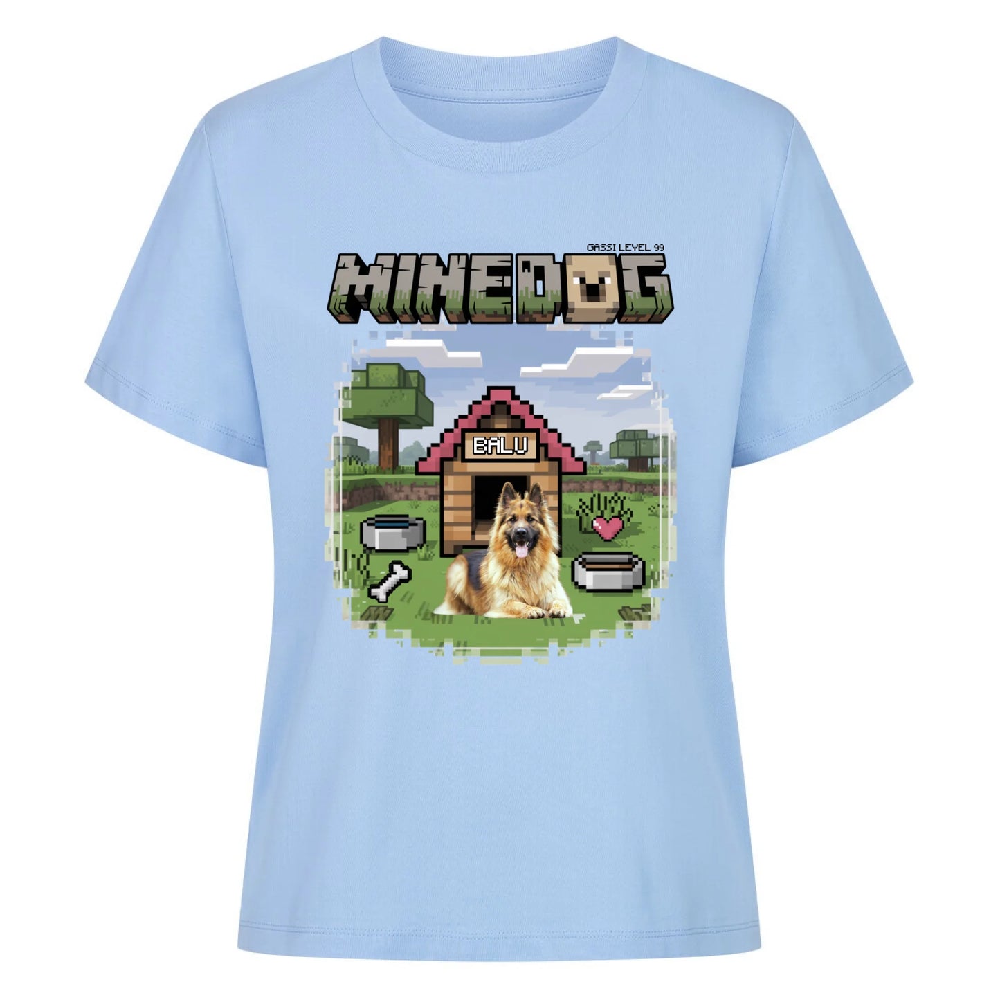 Damen Mockup sky blue