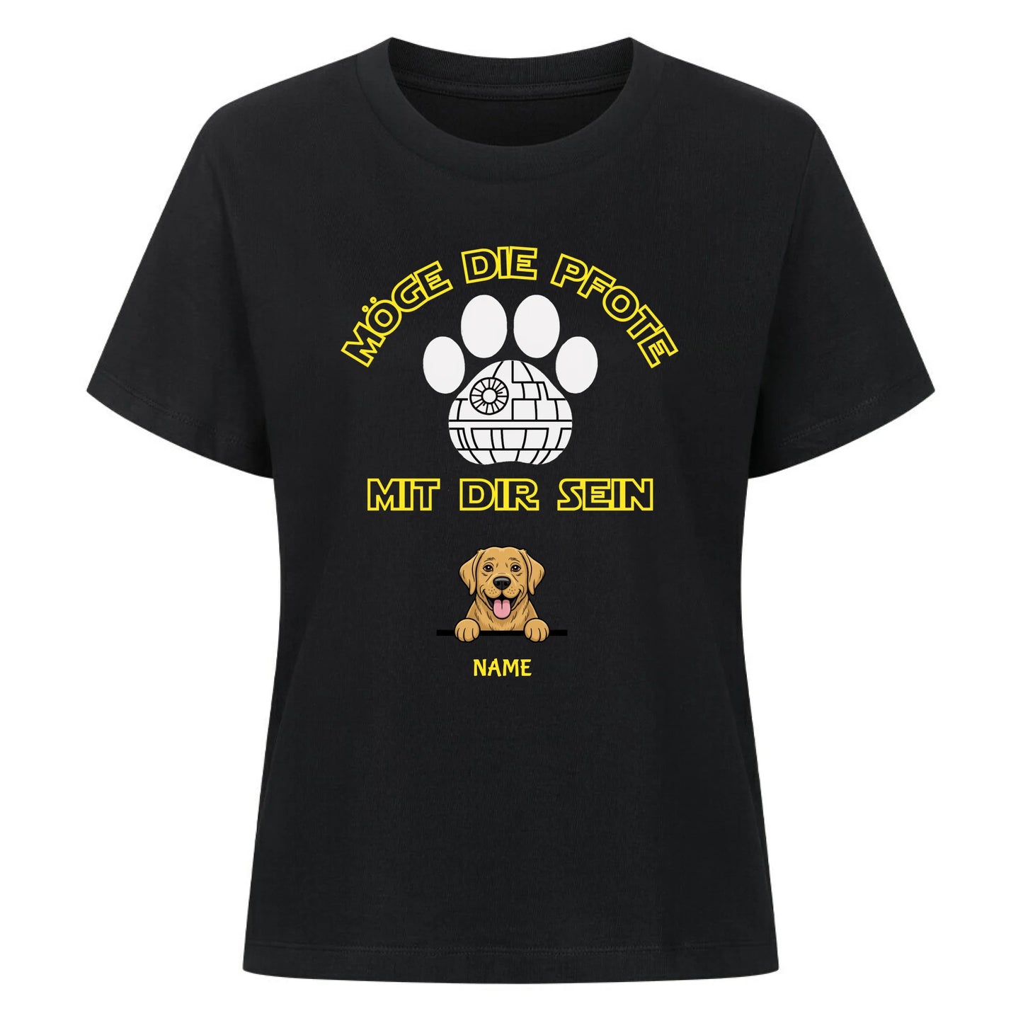 Damen Mockup Schwarz