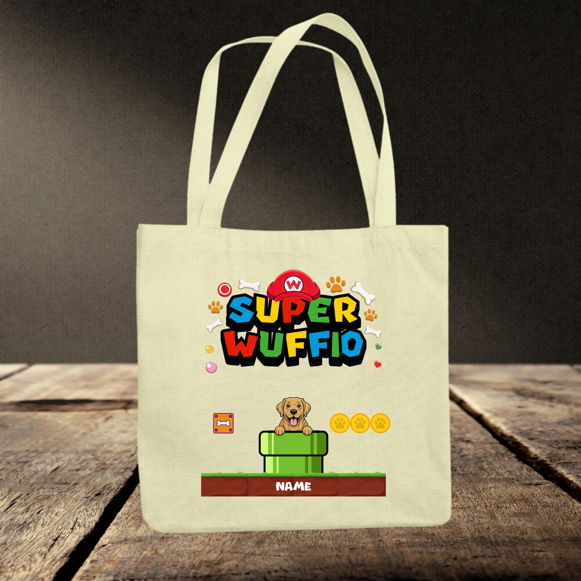 Jutebeutel Natural Mockup