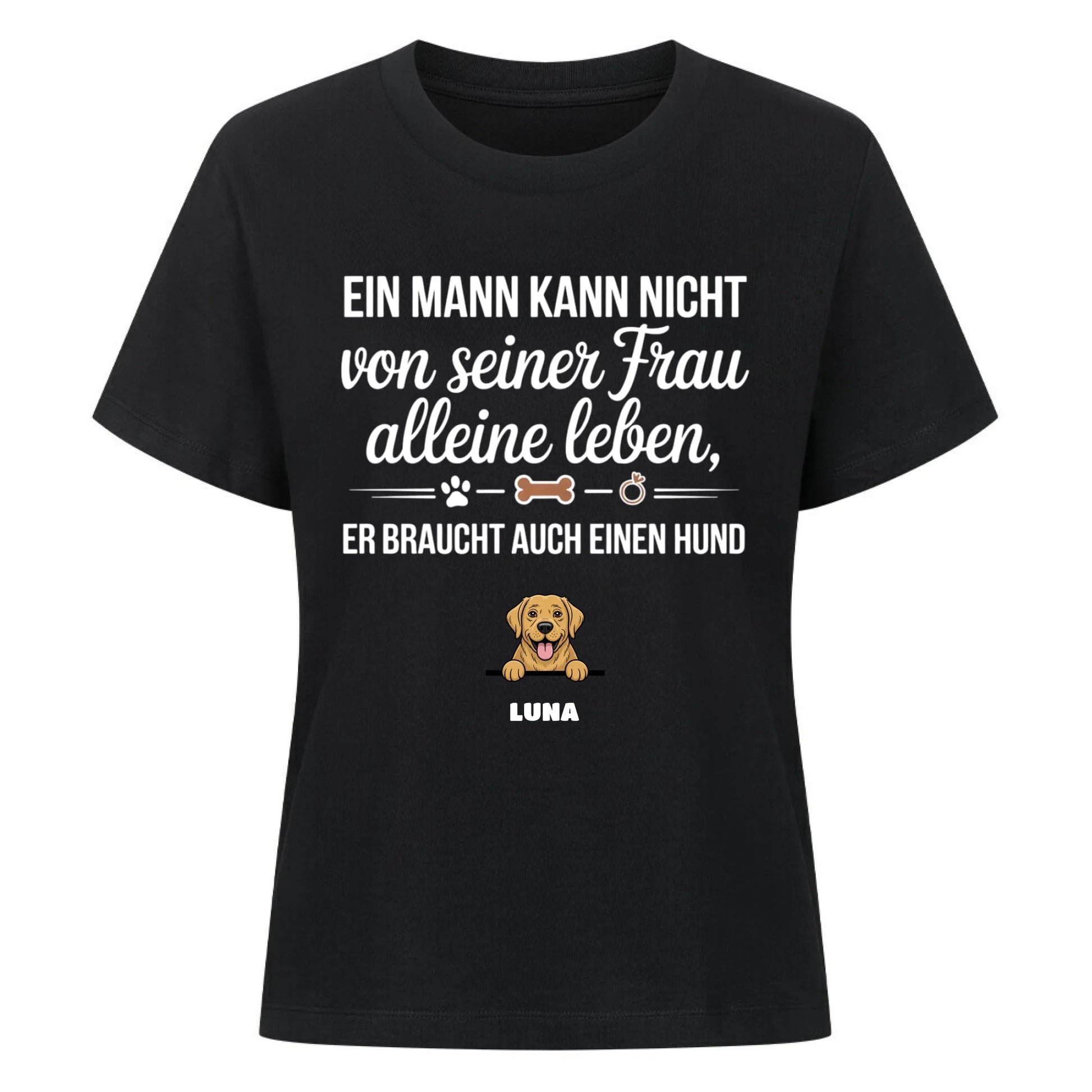 Damen Mockup Schwarz