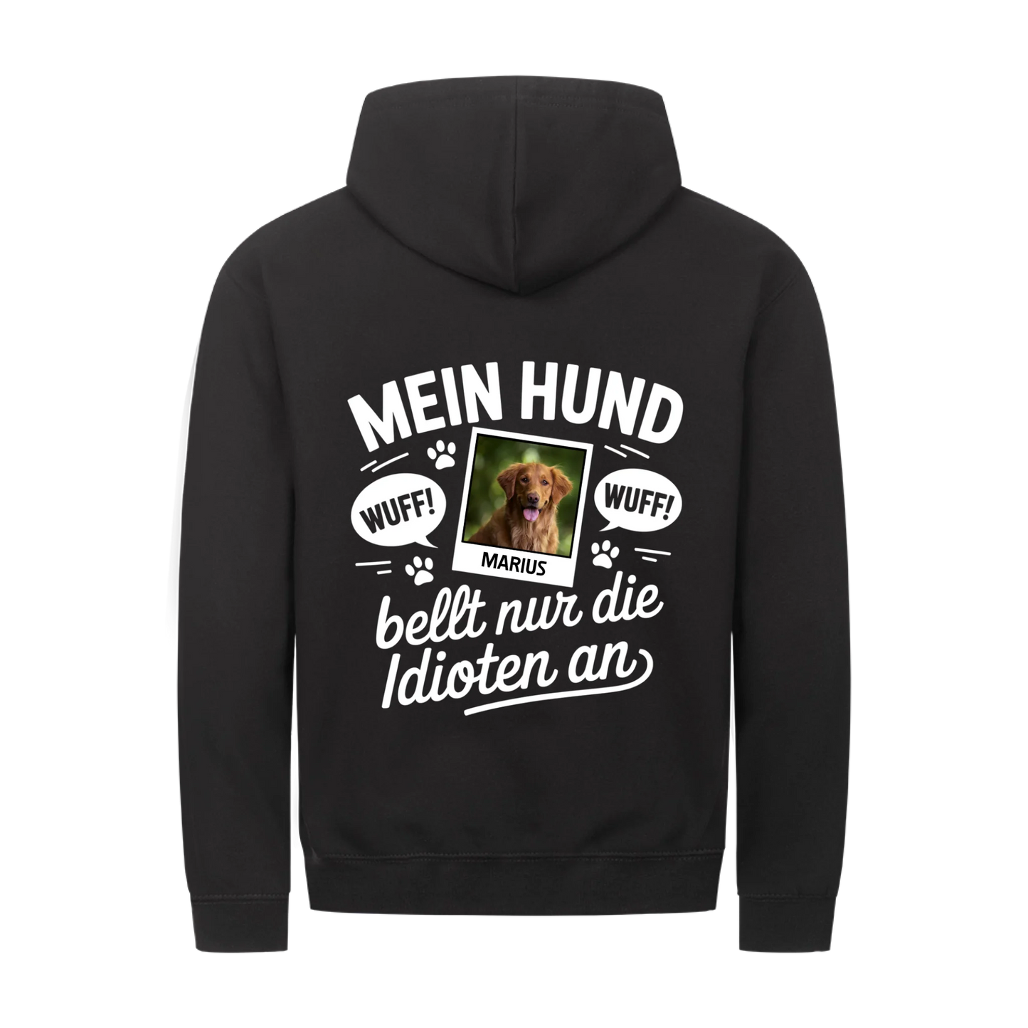 Schwarz hinten