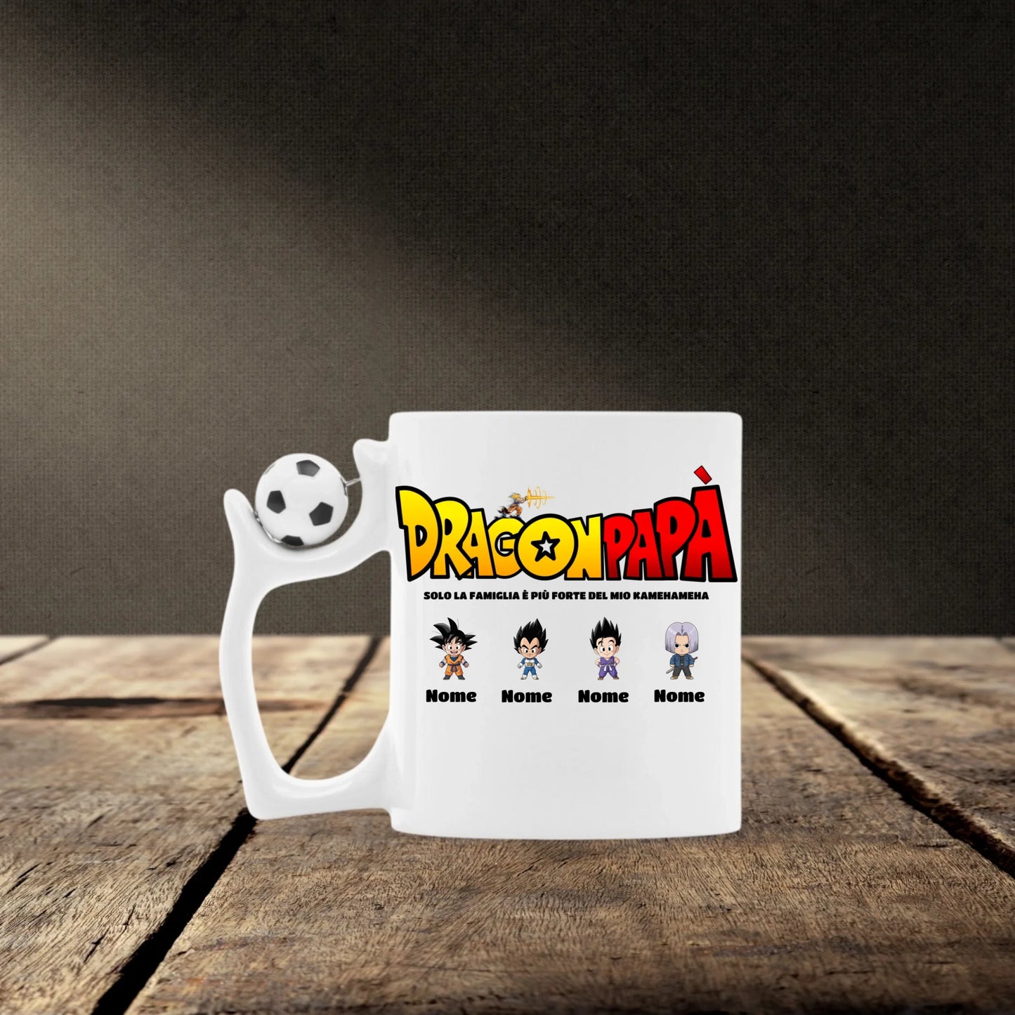Mockup Fußballtasse