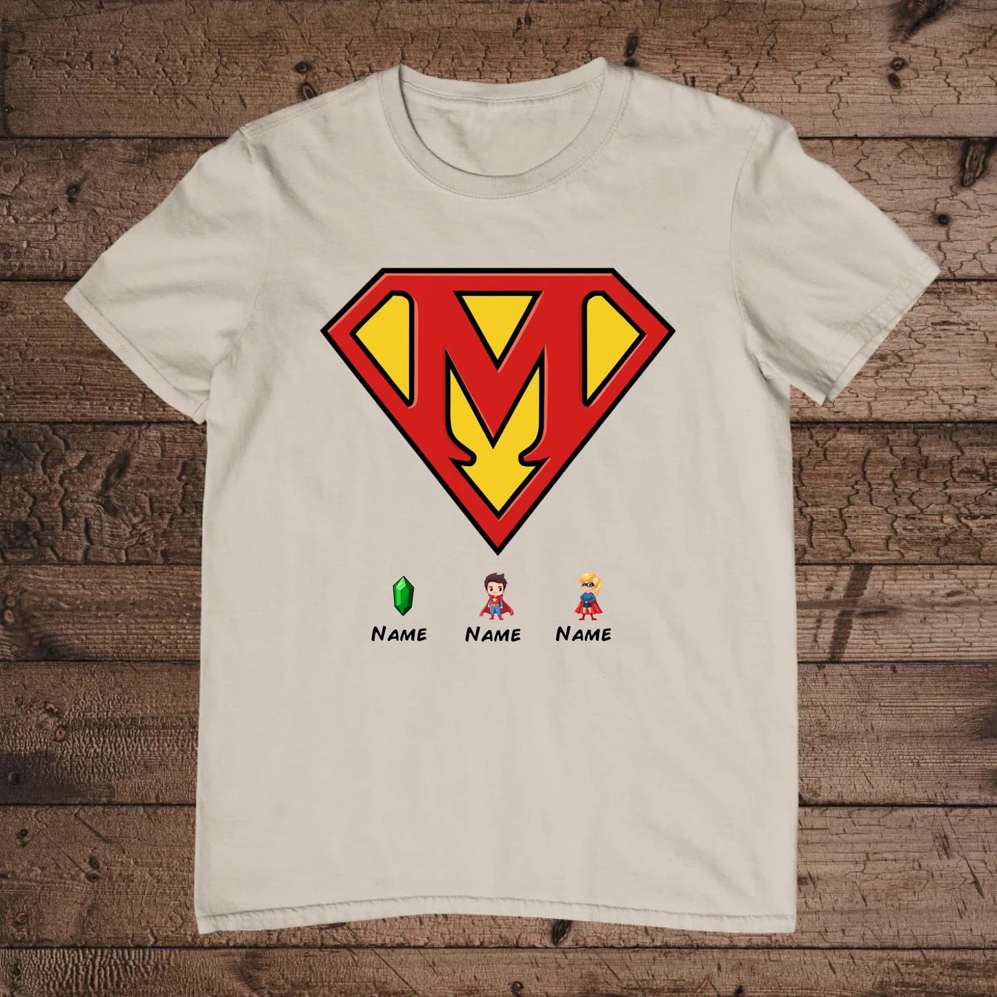 holz Flatlay mockup sand