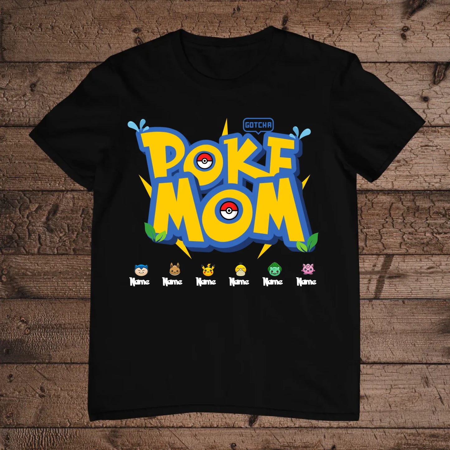 holz Flatlay mockup schwarz