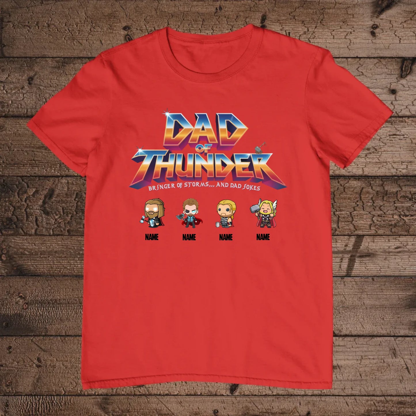 holz Flatlay mockup rot