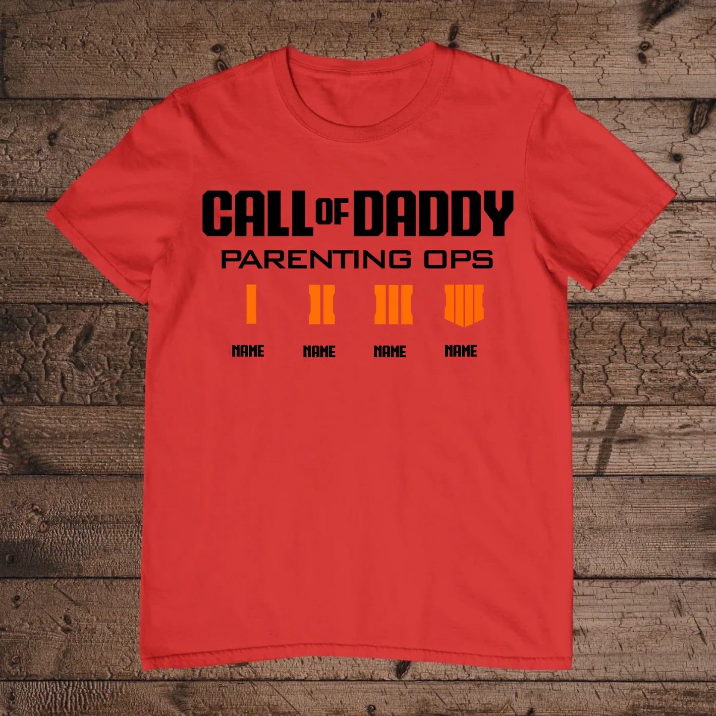 holz Flatlay mockup rot