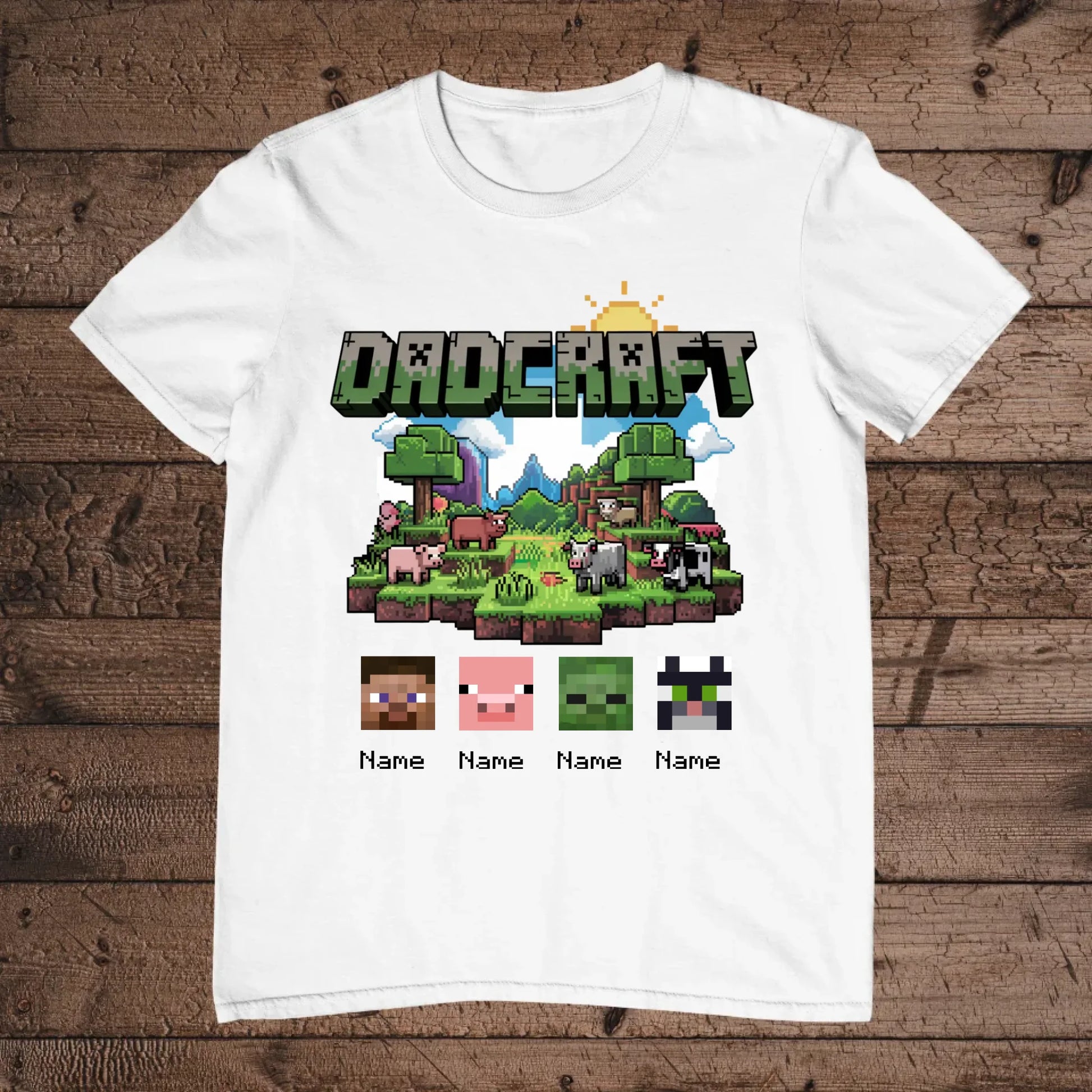 holz flatlay mockup weiß