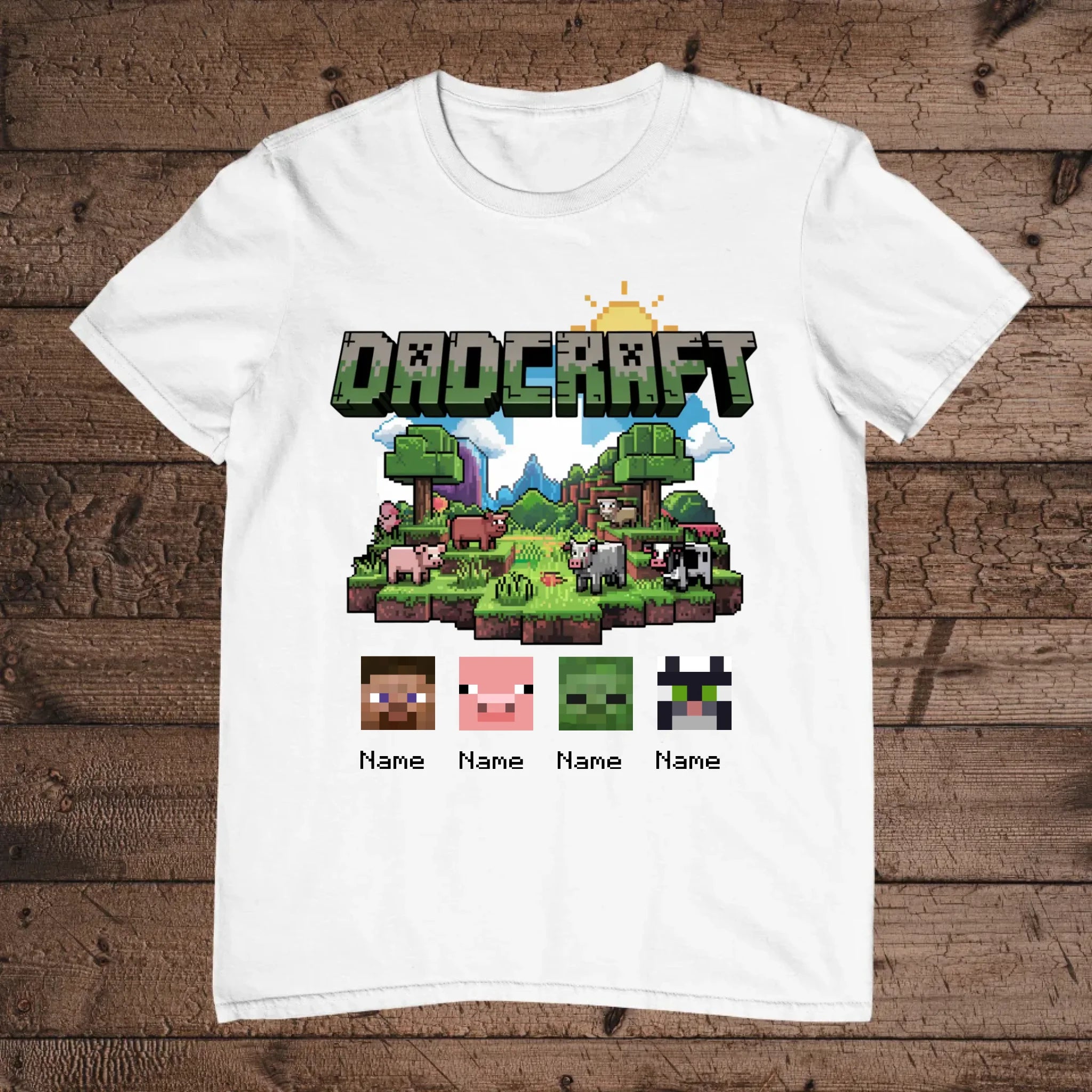 holz flatlay mockup weiß