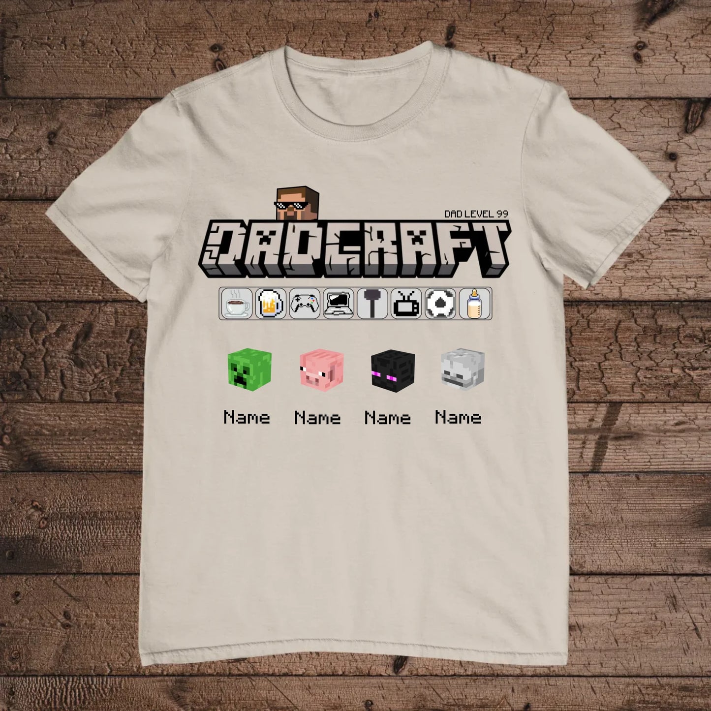 holz Flatlay mockup sand