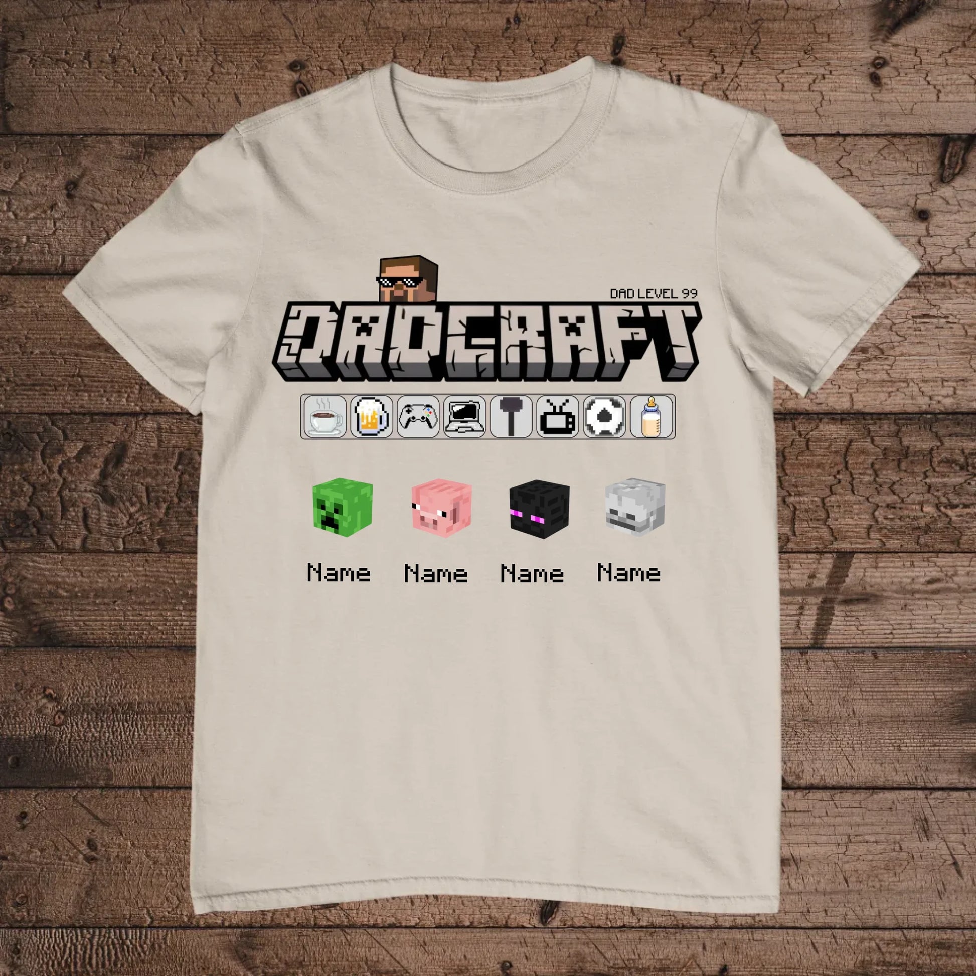 holz Flatlay mockup sand