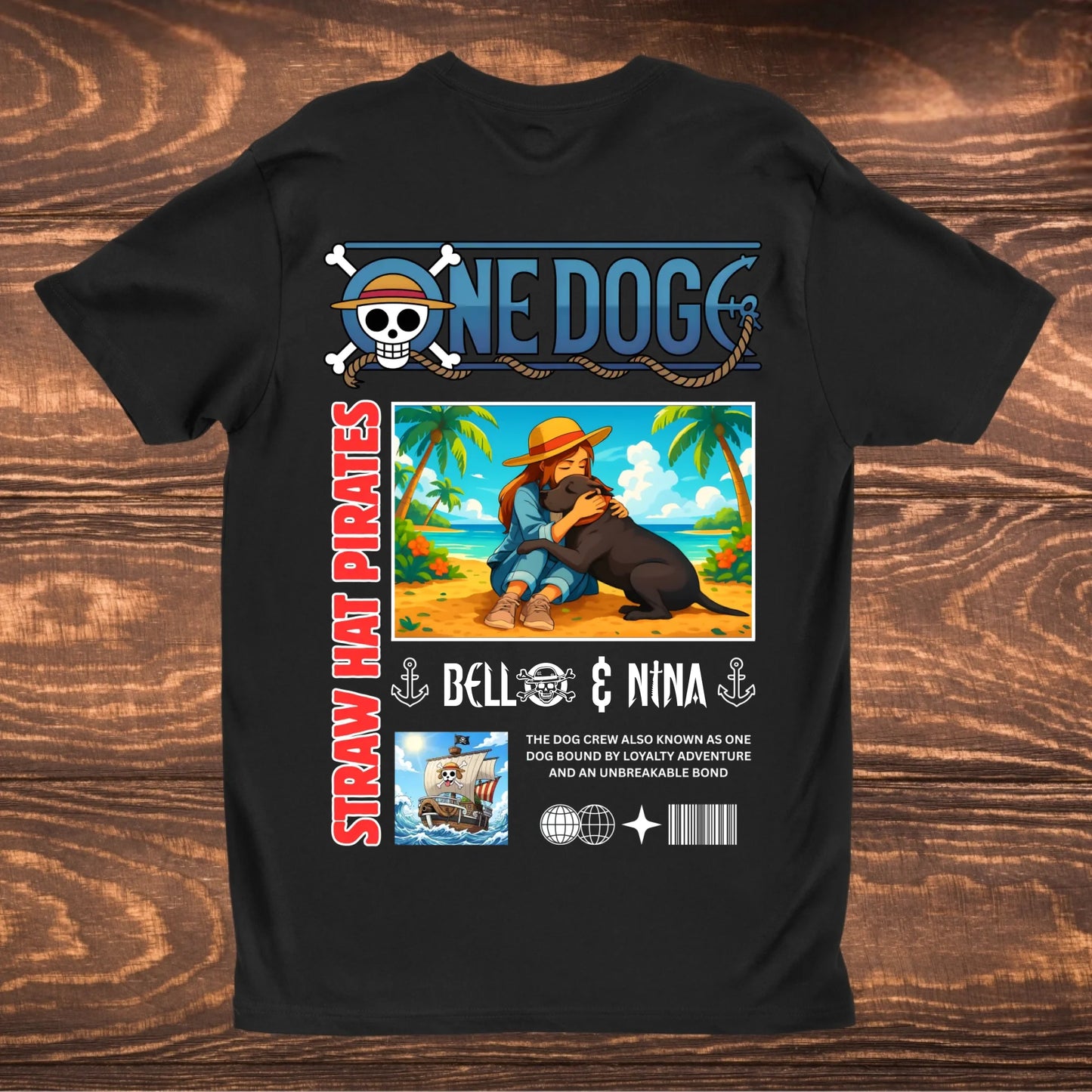 Gildan Basic Shirt mockup schwarz