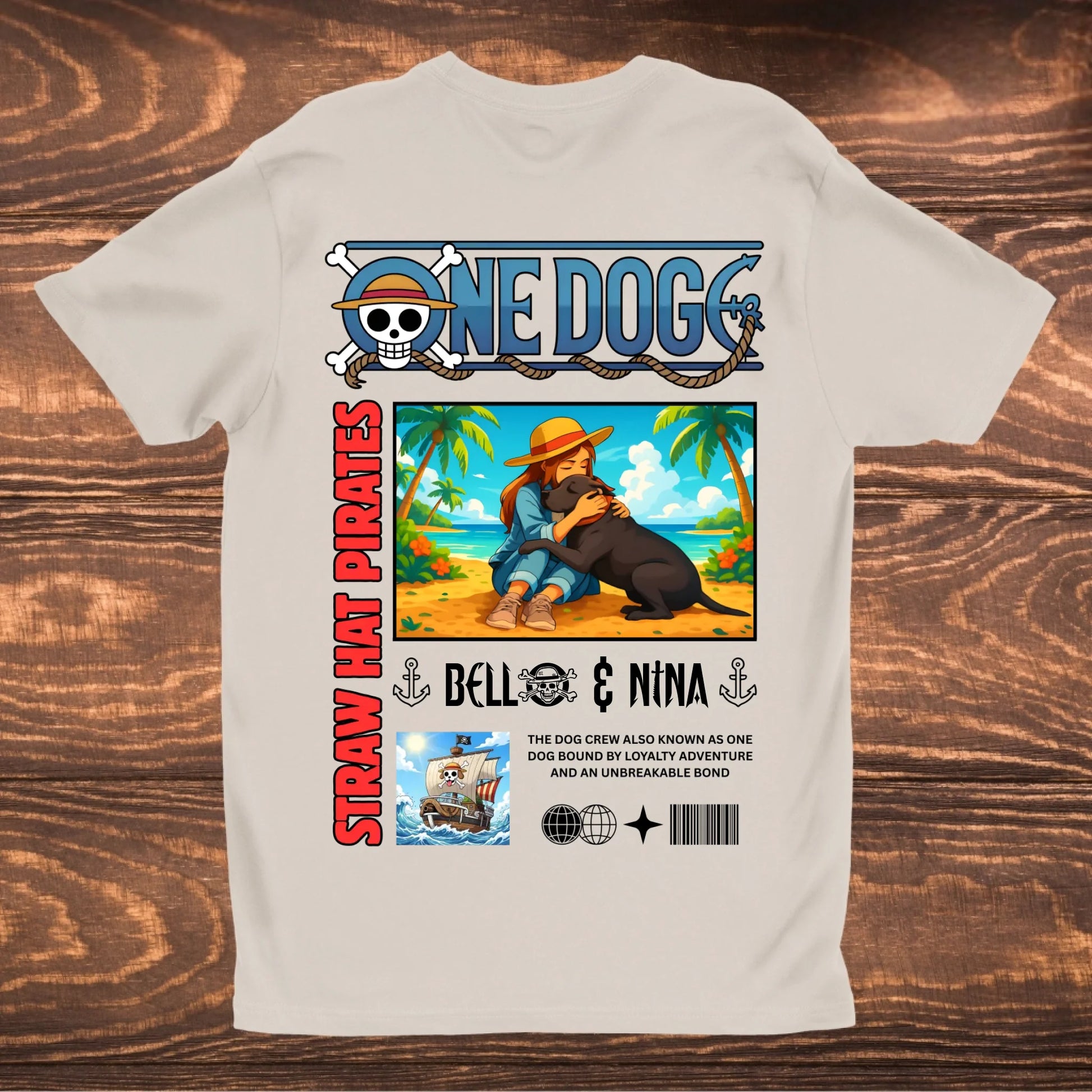 Gildan Basic Shirt mockup beige