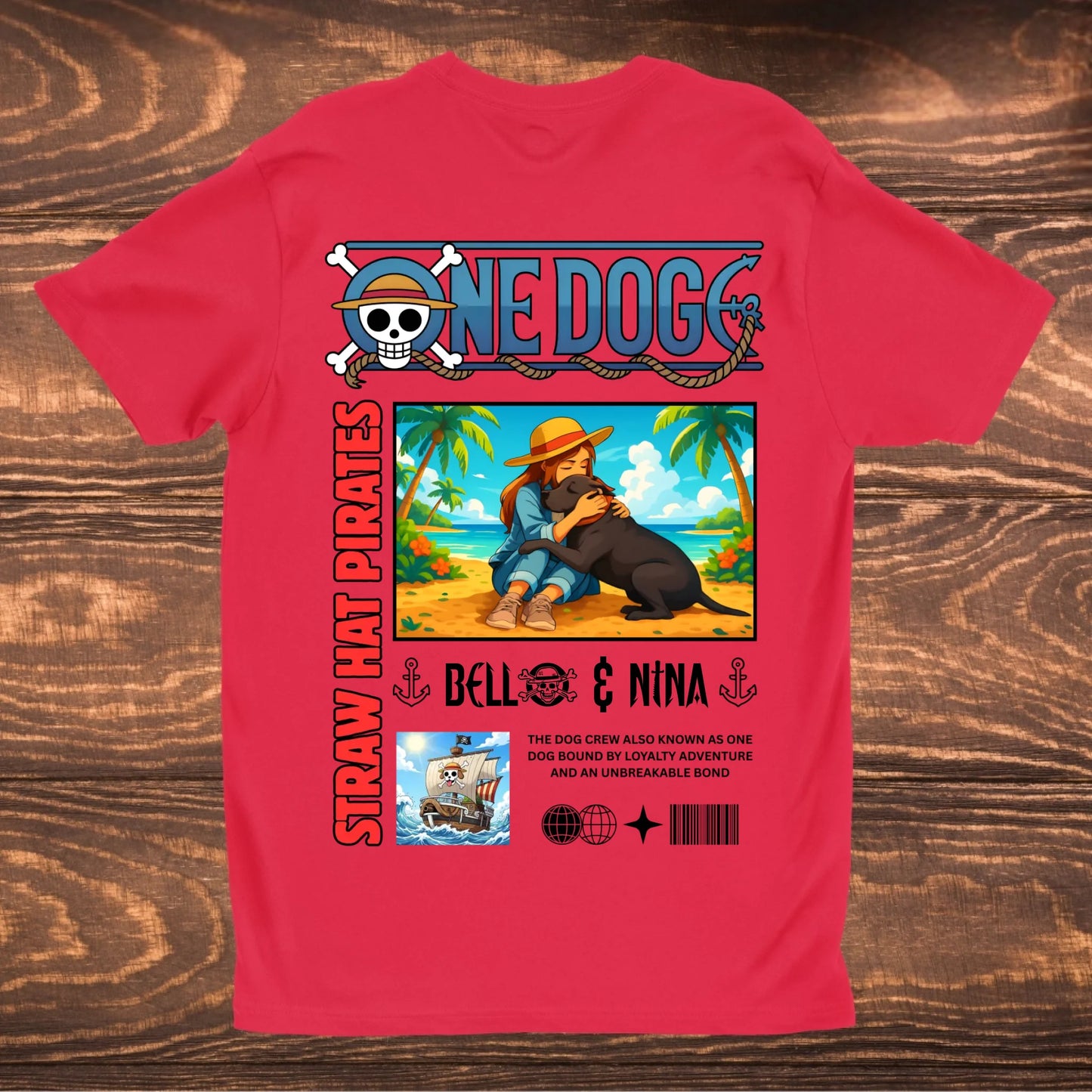 Gildan Basic Shirt mockup rot