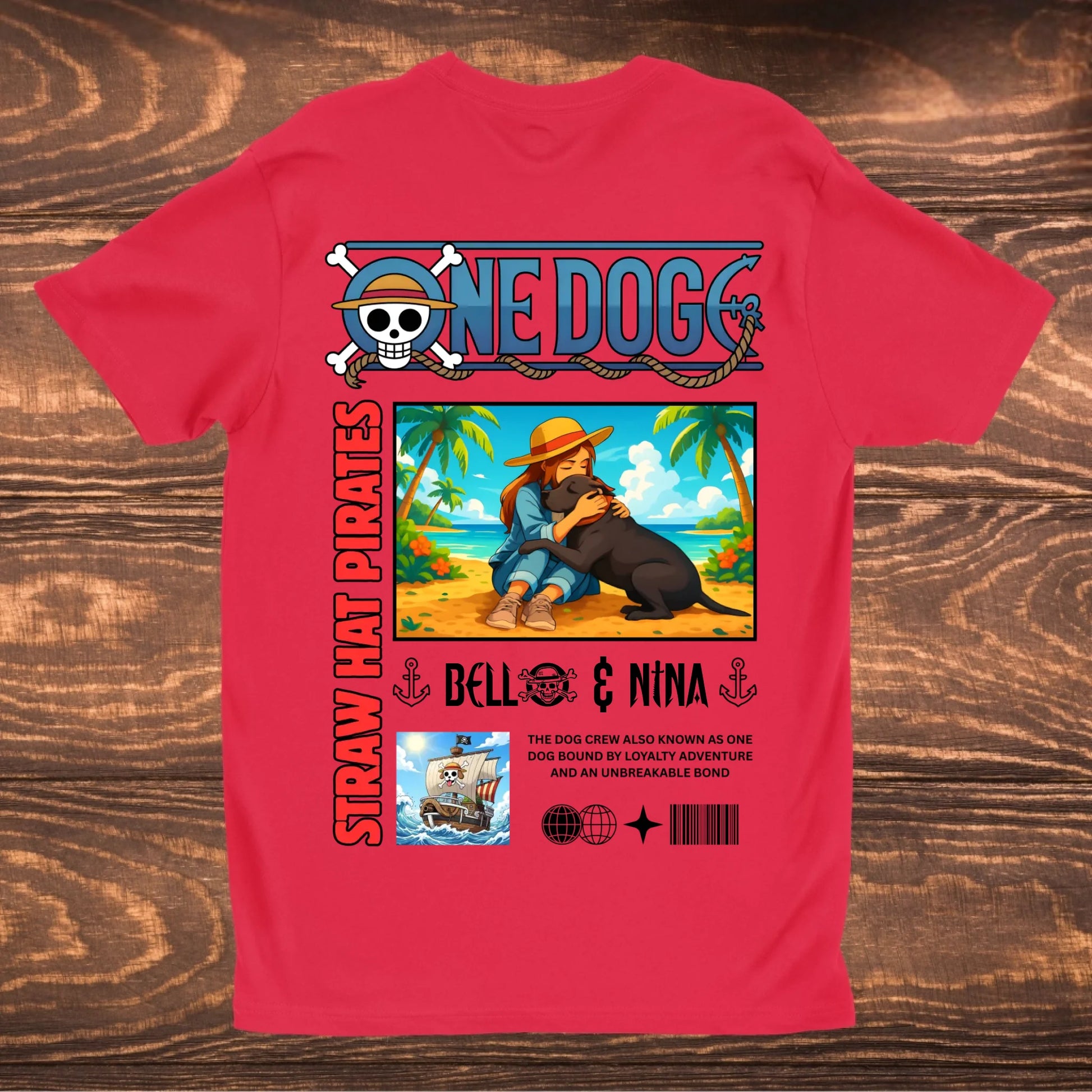 Gildan Basic Shirt mockup rot