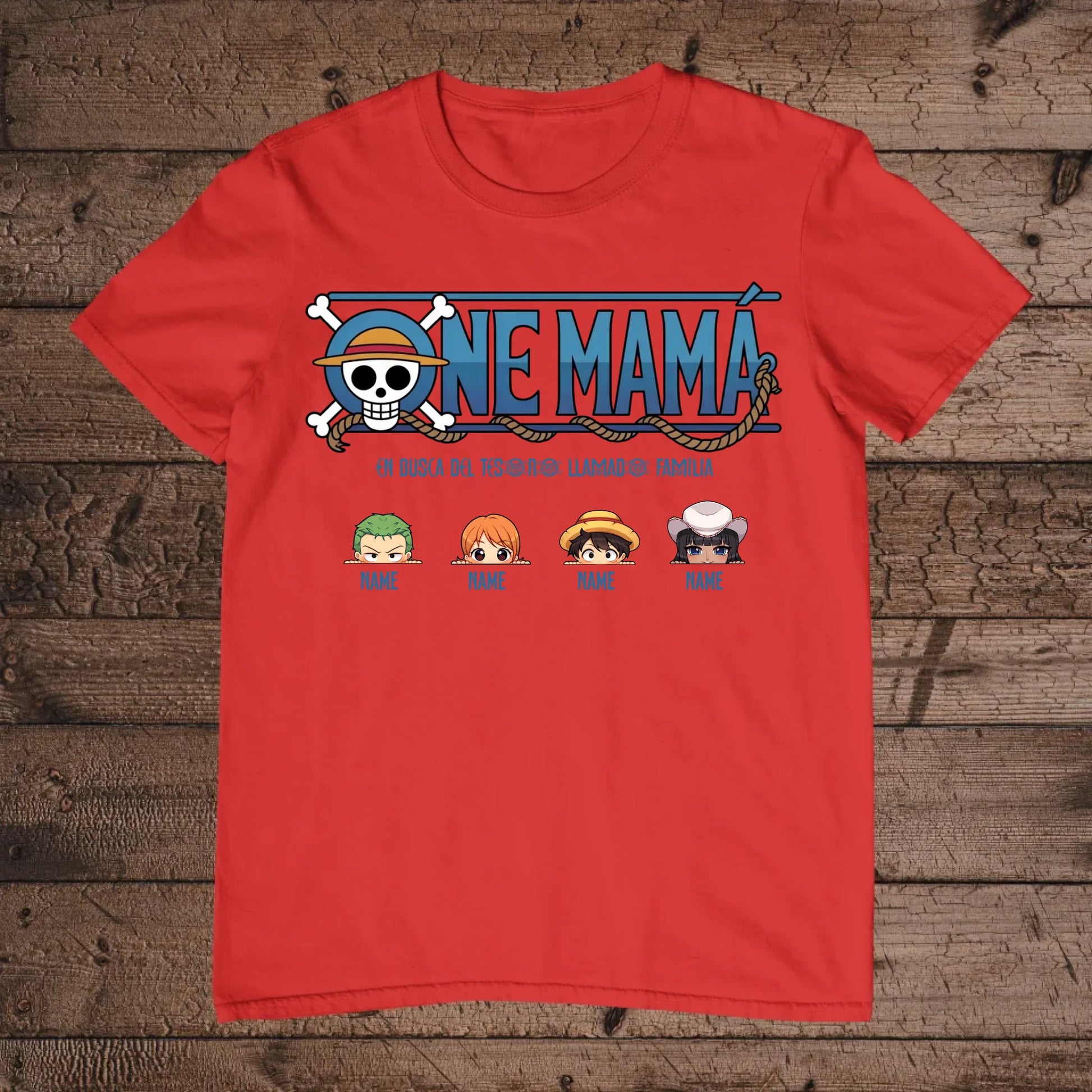 holz Flatlay mockup rot