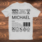 Gildan Basic Shirt mockup grau