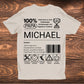 Gildan Basic Shirt mockup beige