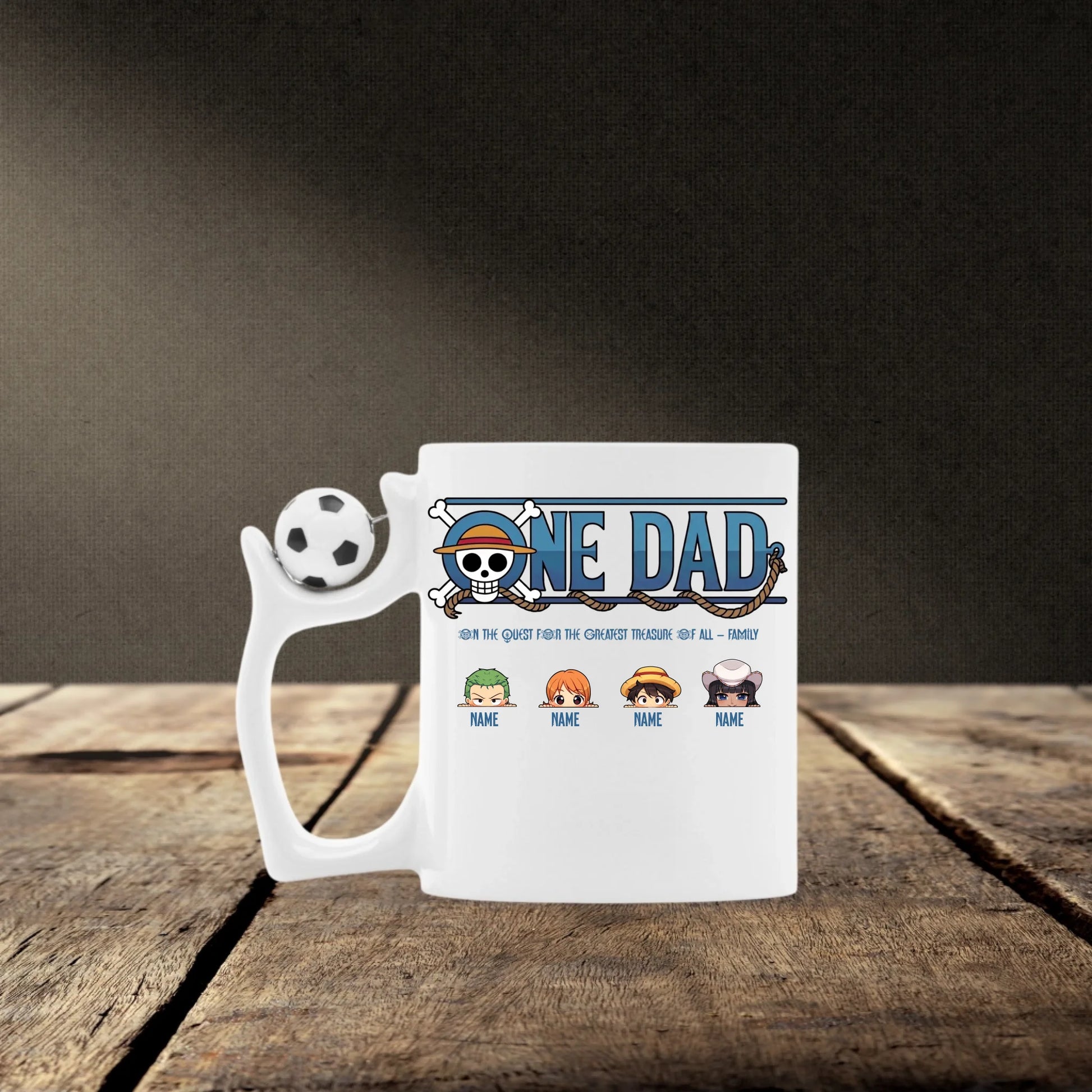 Mockup Fußballtasse