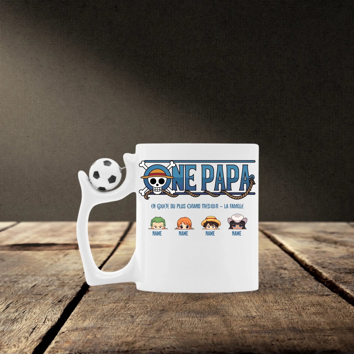 Mockup Fußballtasse