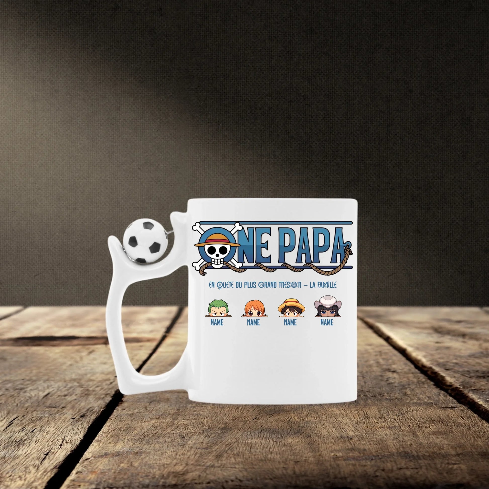 Mockup Fußballtasse